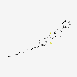 molecular formula C30H32S2 B1489945 2-Decyl-7-phenyl[1]benzothieno[3,2-b][1]benzothiophene CAS No. 1398395-83-9