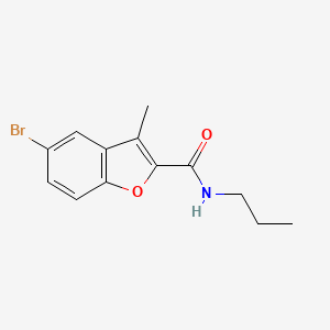 5-Bromo-3-methyl-N-propylbenzofuran-2-carboxamide