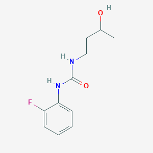 1-(2-Fluorophenyl)-3-(3-hydroxybutyl)urea