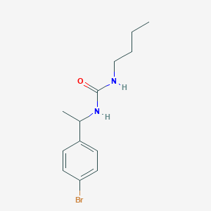 molecular formula C13H19BrN2O B14899551 1-(1-(4-Bromophenyl)ethyl)-3-butylurea 