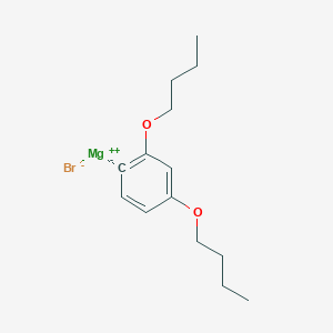 molecular formula C14H21BrMgO2 B14899555 (2,4-Di-n-butyloxyphenyl)magnesium bromide 