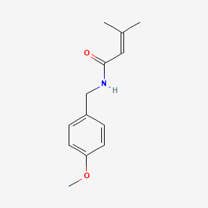 n-(4-Methoxybenzyl)-3-methylbut-2-enamide