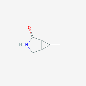 molecular formula C6H9NO B14899567 6-Methyl-3-azabicyclo[3.1.0]hexan-2-one 