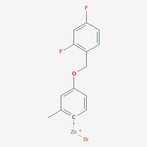 4-(2',4'-DifluorobenZyloxy)-2-methylphenylZinc bromide