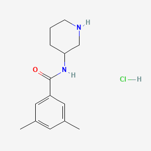 3,5-Dimethyl-N-(piperidin-3-yl)benzamide hydrochloride