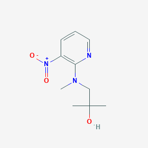 2-Methyl-1-(methyl(3-nitropyridin-2-yl)amino)propan-2-ol