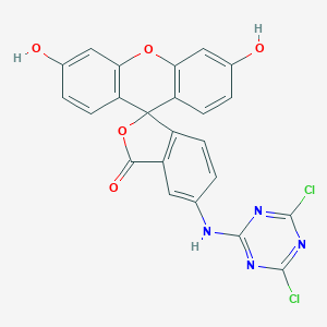 molecular formula C23H12Cl2N4O5 B148997 5-(4,6-二氯三嗪基)氨基荧光素 CAS No. 51306-35-5