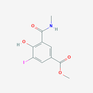 Methyl 4-hydroxy-3-iodo-5-(methylcarbamoyl)benzoate