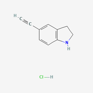 molecular formula C10H10ClN B1489972 5-Ethynylindoline hydrochloride CAS No. 2097953-06-3