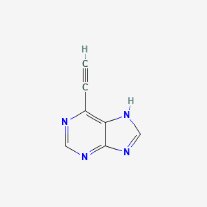molecular formula C7H4N4 B1489973 6-ethynyl-9H-purine CAS No. 1934421-58-5