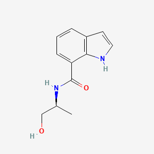 molecular formula C12H14N2O2 B14899732 (S)-N-(1-Hydroxypropan-2-yl)-1h-indole-7-carboxamide 