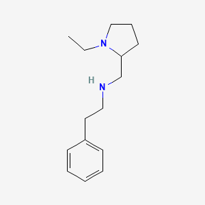 molecular formula C15H24N2 B14899765 n-((1-Ethylpyrrolidin-2-yl)methyl)-2-phenylethan-1-amine 