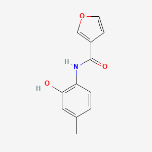 molecular formula C12H11NO3 B14899770 N-(2-hydroxy-4-methylphenyl)furan-3-carboxamide 