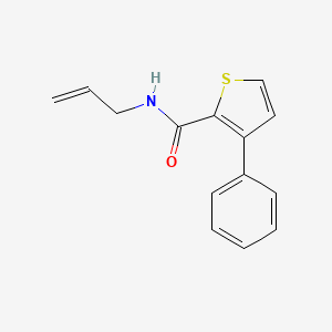 molecular formula C14H13NOS B14899808 n-Allyl-3-phenylthiophene-2-carboxamide 