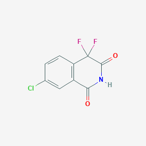 molecular formula C9H4ClF2NO2 B1489982 7-氯-4,4-二氟异喹啉-1,3(2H,4H)-二酮 CAS No. 1393726-80-1