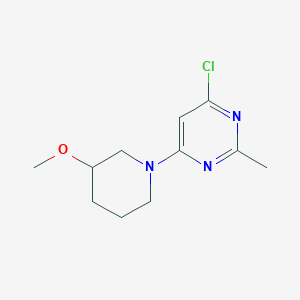 4-Chloro-6-(3-methoxypiperidin-1-yl)-2-methylpyrimidine