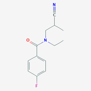 N-(2-cyanopropyl)-N-ethyl-4-fluorobenzamide