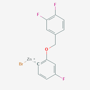 2-(3',4'-DifluorobenZyloxy)-4-fluorophenylZinc bromide