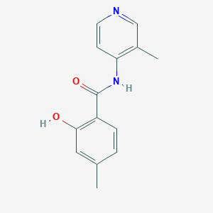 molecular formula C14H14N2O2 B14899920 2-hydroxy-4-methyl-N-(3-methylpyridin-4-yl)benzamide 