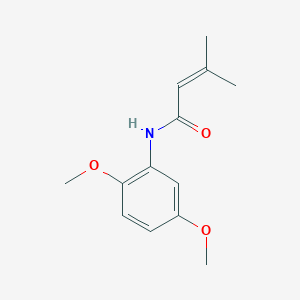 molecular formula C13H17NO3 B14899922 2-Butenamide, N-(2,5-dimethoxyphenyl)-3-methyl- 