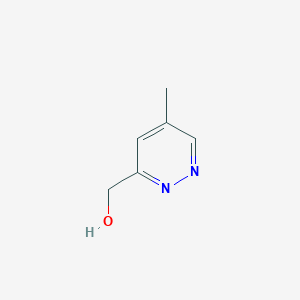 molecular formula C6H8N2O B1489996 (5-甲基吡哒嗪-3-基)甲醇 CAS No. 1788044-13-2