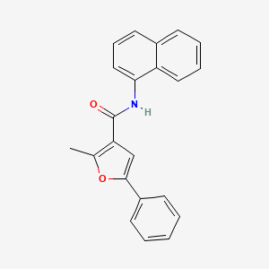 2-methyl-N-naphthalen-1-yl-5-phenylfuran-3-carboxamide