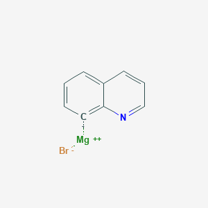 molecular formula C9H6BrMgN B14899971 Quinolin-8-ylmagnesium bromide 