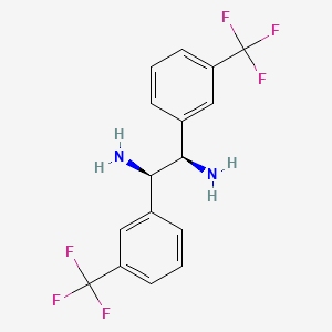 (1R,2R)-1,2-bis[3-(trifluoromethyl)phenyl]ethane-1,2-diamine