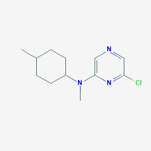 molecular formula C12H18ClN3 B14899986 6-chloro-N-methyl-N-(4-methylcyclohexyl)pyrazin-2-amine 