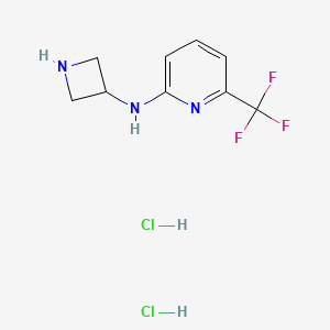 N-(azetidin-3-yl)-6-(trifluoromethyl)pyridin-2-amine dihydrochloride