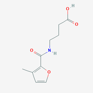 molecular formula C10H13NO4 B14900008 4-(3-Methylfuran-2-carboxamido)butanoic acid 