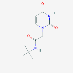 molecular formula C11H17N3O3 B14900033 2-(2,4-Dioxo-3,4-dihydropyrimidin-1(2h)-yl)-N-(tert-pentyl)acetamide 