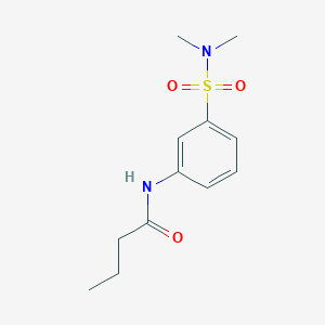 n-(3-(n,n-Dimethylsulfamoyl)phenyl)butyramide