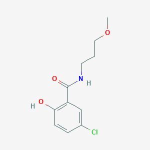 molecular formula C11H14ClNO3 B14900052 5-chloro-2-hydroxy-N-(3-methoxypropyl)benzamide 