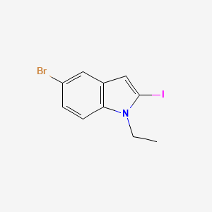 5-Bromo-1-ethyl-2-iodo-1H-indole