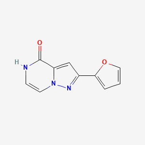 2-(Furan-2-yl)pyrazolo[1,5-a]pyrazin-4-ol