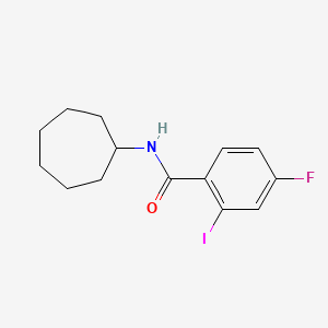 N-cycloheptyl-4-fluoro-2-iodobenzamide