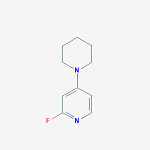 2-Fluoro-4-piperidinopyridine