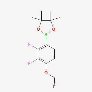 2-(2,3-Difluoro-4-(fluoromethoxy)phenyl)-4,4,5,5-tetramethyl-1,3,2-dioxaborolane