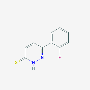 B1490013 6-(2-Fluorophenyl)pyridazine-3-thiol CAS No. 1697297-11-2