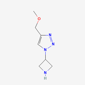 molecular formula C7H12N4O B1490017 1-(azetidin-3-yl)-4-(methoxymethyl)-1H-1,2,3-triazole CAS No. 1775555-62-8