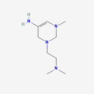 3-(2-(Dimethylamino)ethyl)-1-methyl-1,2,3,4-tetrahydropyrimidin-5-amine