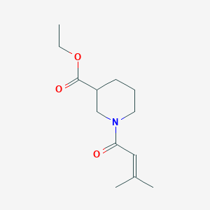 Ethyl 1-(3-methylbut-2-enoyl)piperidine-3-carboxylate