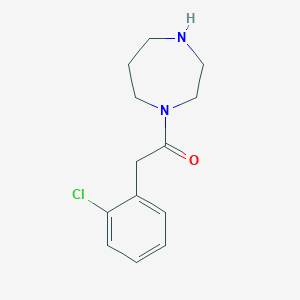 molecular formula C13H17ClN2O B14900230 2-(2-Chlorophenyl)-1-(1,4-diazepan-1-YL)ethan-1-one 