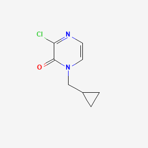 molecular formula C8H9ClN2O B1490024 3-氯-1-(环丙基甲基)吡嗪-2(1H)-酮 CAS No. 1594504-13-8