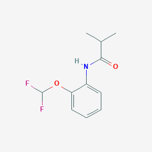 N-[2-(difluoromethoxy)phenyl]-2-methylpropanamide