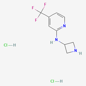B1490028 N-(azetidin-3-yl)-4-(trifluoromethyl)pyridin-2-amine dihydrochloride CAS No. 2098048-89-4
