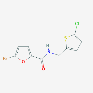 5-Bromo-N-((5-chlorothiophen-2-yl)methyl)furan-2-carboxamide