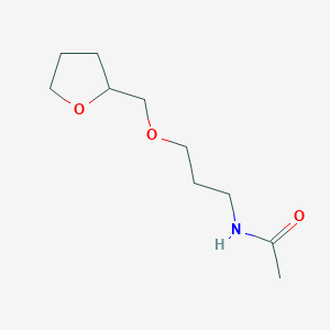 molecular formula C10H19NO3 B14900297 n-(3-((Tetrahydrofuran-2-yl)methoxy)propyl)acetamide 