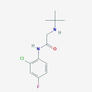 2-(tert-butylamino)-N-(2-chloro-4-fluorophenyl)acetamide